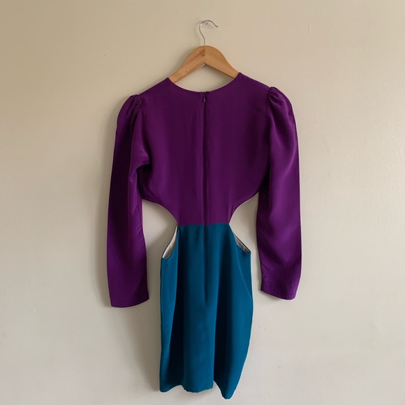 NAVEN Long Sleeve Cutout Dress - Picture 7 of 7